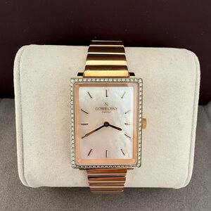 Gomelsky Shirley Fromer Steel White Dial Quartz Ladies Watch G0120072640